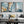 Large Framed Blue and Gold Abstract Modern Minimalist Elegant Wall Art for Living Room Set of 3