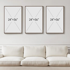 Framed Boho Cutout Carved Wood Wall Art Wooden Bohemian Botanical Decor for Living Room Set of 3