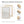 Framed 2D Print White Modern Abstract Wall Art Minimalist Wall Decor for Living Room Set of 2
